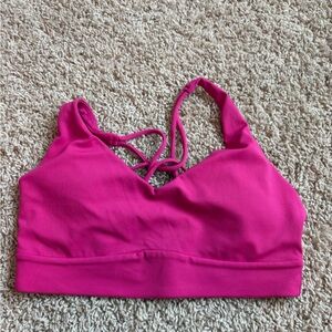 Athleta Elation Pink Sports Bra